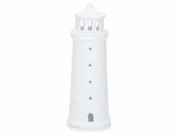 räder Living Meer als Worte Leuchtturm XL Porzellan 18 cm weiß
