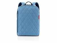 reisenthel classic backpack M rhombus blue Rucksack Blau CJ4101