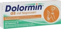PZN-DE 02782780, Dolormin GS mit Naproxen 20 Filmtabletten - Bei Gelenkschmerzen,