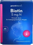 PZN-DE 04985234, Gehe Gesund Leben Biotin 5 mg N 60 Tabletten - F&uuml;r Haut Haare