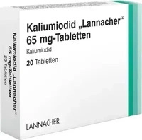 PZN-DE 05556222, Lannacher Heilmittel Kaliumiodid Lannacher 65 mg Tabletten 20