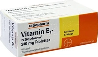 PZN-DE 01586054, Vitamin B1 Ratiopharm 100 Tabletten - Bei Vitamin B1 Mangel,