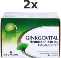PZN-DE 11526283, Ginkgovital Heumann 240 mg 120 Filmtabletten - Bei