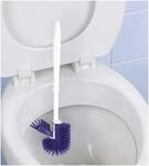 Wenko Wenselaar GmbH &Co KG Silikon WC-B&uuml;rste mit Randreiniger, blau -