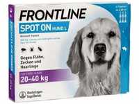 PZN-DE 02246403, Frontline Spot On Hund L 20-40 kg 6 Pipetten - Gegen Flöhe Zecken