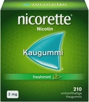 PZN-DE 17594133, Nicorette 2 mg freshmint 210 Kaugummis - Zur Raucherentw&ouml;hnung,