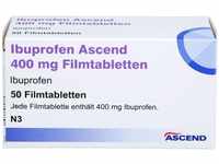 PZN-DE 16127174, Ibuprofen Ascend 400 mg Filmtabletten 50 Stück - Bei leichten