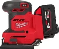 Milwaukee Akku-Schwingschleifer M18BQSS-502B, incl. 2 Akkus, Ladeger&auml;t,
