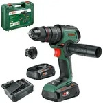 Bosch Akku-Schlagbohrmaschine AdvancedImpact 18V-80 QuickSnap, incl. 2x Akku PBA 2,5