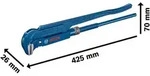 Bosch Eckrohrzange 90&deg;, 420 mm