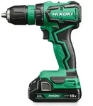 HiKOKI Akku-Bohrschrauber 18 V Brushless, 55 Nm und Schnellwechselbohrfutter,...