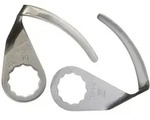 FEIN Schneidmesser U-Form, Schneidenl&auml;nge 60 mm, kurzer Schenkel