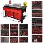 KS Tools Performanceplus Werkstattwagen-Satz P45 mit 950 Werkzeugen f&uuml;r 13