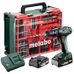 Metabo Akku-Schlagbohrschrauber SB 18 Set, incl. 2x Akku Li-Power 2 Ah, Ladeger&auml;t,