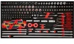 KS Tools 1/4 + 3/8 Steckschl&uuml;ssel-Satz in Schaumstoffeinlage, 183-tlg.