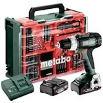 Metabo Akku-Bohrschrauber BS 18 L Set, incl. 2x Akku Li-Power 2 Ah, Ladeger&auml;t,