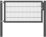 ALBERTS Einzeltor Flexo Plus, anth.RAL 7016, z.Einbet.BxH1500x800mm, PF1500/100x100mm