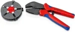 Knipex MultiCrimp Crimpzange mit Wechselmagazin mit Mehrkomponenten-H&uuml;llen...