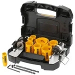 DeWalt Lochs&auml;gen-Set BIM Universal, 13-tlg., 20-64 mm, 2x Adapter, 2x...