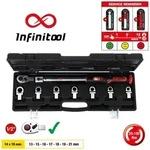 KS Tools 14x18 mm INFINITOOL Einsteck-Drehmomentschl&uuml;ssel-Satz 20-200 Nm, 9-tlg