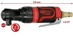 KS Tools 3/8 SlimPOWER Mini-Druckluft-Umschaltratsche 30 Nm