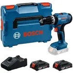 Bosch Professional Bosch Akku-Schlagbohrschauber GSB 18V-25, incl. 2x Akku GBA 2 Ah,