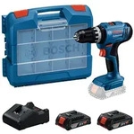 Bosch Professional Bosch Akku-Schlagbohrschauber GSB 18V-25, incl. 2x Akku GBA 2 Ah,