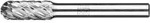 PFERD TOOLS Hartmetall Hochleistungsfr&auml;sstift ALLROUND Walzenrund WRC &Oslash; 08x20mm
