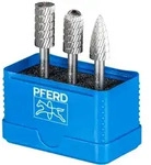 PFERD TOOLS HSS Fr&auml;sstift Set 86 3-tlg. Zahnung 3 &Oslash; 12mm Schaft-&Oslash; 6mm universal