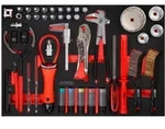 KS Tools &Ouml;l- / und Reifendienst-Satz in Schaumstoffeinlage, 43-tlg