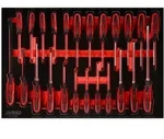 KS Tools Schraubendreher-Satz in Schaumstoffeinlage, 24-tlg.