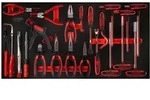 KS Tools T-Griff-Winkelstiftschl&uuml;ssel- / und Zangen-Satz in Schaumstoffeinlage,