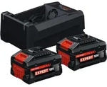 Bosch Professional Bosch Batterie/Ladeger&auml;t Set 2x EXBA18V-55 + GAL12V/18V-80,
