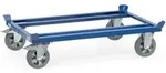 fetra Paletten-Fahrgestell - Elastic-Vollgummi, f&uuml;r Gitterboxen und Flachpaletten
