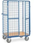 fetra Paketwagen mit Dach, 630 x 1800 x 1169 mm (BxHxL), Ladefl&auml;che 1000 x 600 mm