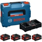 Bosch Professional Bosch Batterie/Ladeger&auml;t Set 2x EXBA18V-55 + 2x EXBA18V-80 +