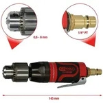 KS Tools 3/8 SlimPOWER Mini-Druckluft-Stabbohrmaschine, 7.000U/min
