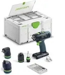 Festool Akku-Bohrschrauber T18+3 Basic-Set, incl. Zubeh&ouml;r, Systainer