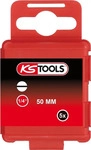 KS Tools 1/4 Bit Schlitz, 50 mm, 9 mm, 5er Pack