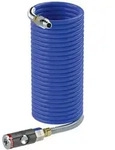 Riegler Spiralschlauch-Kupplung-Set, Sicherheitskuppl., PA, &Oslash; 8x6, 10,0 m