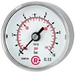 Riegler Standardmanometer, CrNi-Stahl, G 1/4 hinten zentr., 0 - 1,6 bar, &Oslash; 50