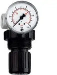 Riegler Druckbegrenzungsventil, inkl. Manometer, G 1/4, 0,1 - 2,0 bar