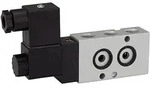 Riegler 5/2-Wegeventil, NAMUR, mono, Alu eloxiert, G 1/4, 230 V, 50Hz