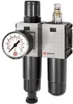 Riegler Wartungseinheit 2-tlg. &raquo;FUTURA-mini&laquo;, Metallb., Stand.mano., G 1/4, 0,5-10,