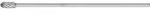 PFERD TOOLS Hartmetall Hochleistungsfr&auml;sstift STEEL Walzenrund WRC &Oslash; 10x20mm