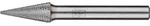 PFERD TOOLS Hartmetall Hochleistungsfr&auml;sstift MICRO Spitzkegel SKM &Oslash; 08x20mm