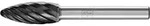 PFERD TOOLS Hartmetall Hochleistungsfr&auml;sstift INOX Flamme B &Oslash; 10x25 mm Schaft-&Oslash; 6
