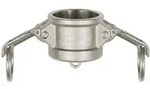 Riegler Kamlok-Verschlusskappe, Typ DC, ES 1.4401, f&uuml;r Stecker-&Oslash; 120 mm