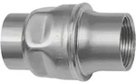 Riegler R&uuml;ckschlagventil, leichte Bauweise, ES 1.4301, G 1 1/2, 0,03 bar