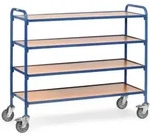 fetra Beistellwagen - mit B&ouml;den, Ladefl&auml;che 1250 x 470 mm